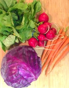 Carrot and Radish sauerkraut