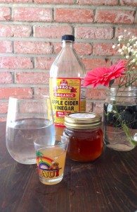 apple cider vinegar and honey drink