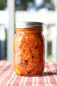 Probiotic Holiday Relish. Sweet, tart and slightly bitter and packed with probiotics to aid digestion.