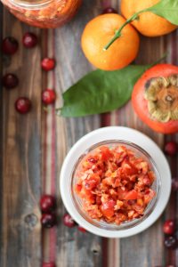 Probiotic Holiday Relish. Sweet, tart and slightly bitter and packed with probiotics to aid digestion.