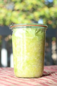 How to make ginger kraut and relieve and upset stomach. A simple recipe that will relieve digestive issues such as heartburn, gas, bloating and diarrhea.