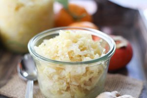 How to make ginger kraut and relieve and upset stomach. A simple recipe that will relieve digestive issues such as heartburn, gas, bloating and diarrhea.