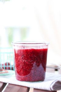 Probiotic Raw Raspberries recipe. They are slightly sweet, tart, and bubbly. Side effects are a flatter tummy and glowing skin.