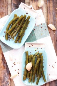 Spicy Garlic & Dill Pickled Green Beans
