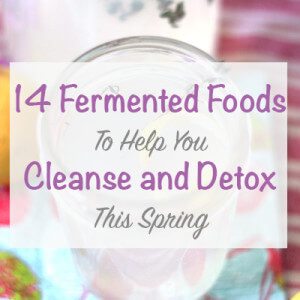 Here are 14 Fermented Foods To Help You Cleanse and Detox This Spring so you can feel beautiful and fresh for Summer.