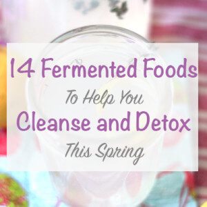 Here are 14 Fermented Foods To Help You Cleanse and Detox This Spring so you can feel beautiful and fresh for Summer.