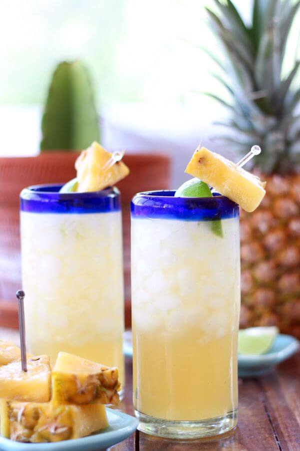 Sweet, light, refreshing, juicy Pineapple Tepache recipe. Forget about having margaritas for Cinco de Mayo. Have this bubbly, probiotic drink instead.