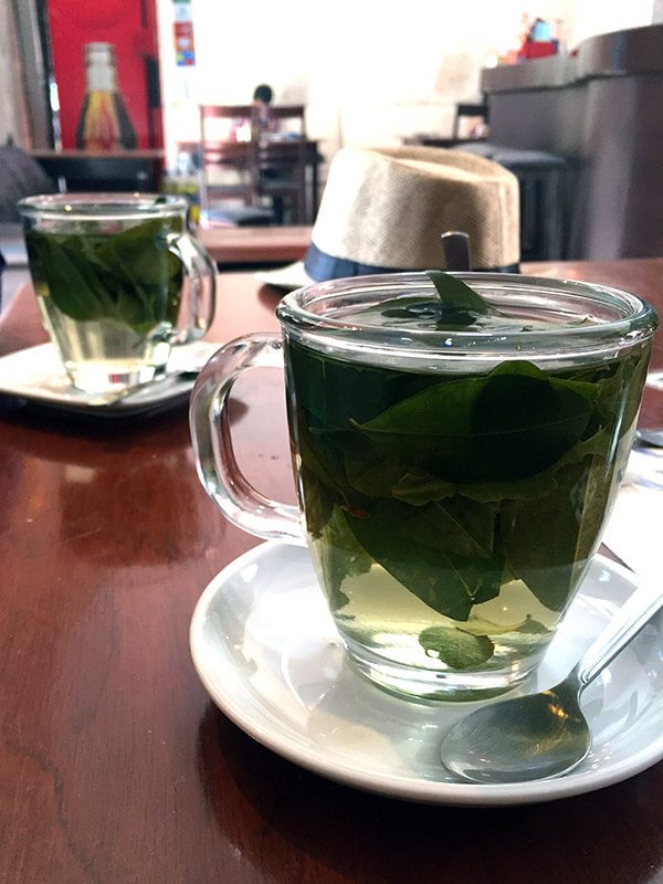 Trip To Peru. Coca Tea in Arequipa