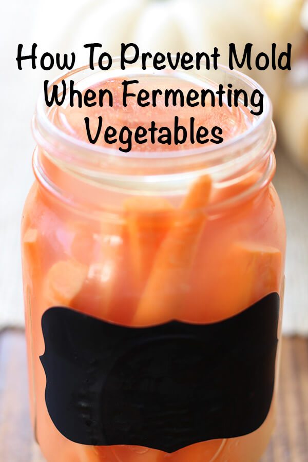 When mold shows up in your fermented veggies it can be really scary and gross. Here's how to prevent mold when fermenting vegetables.