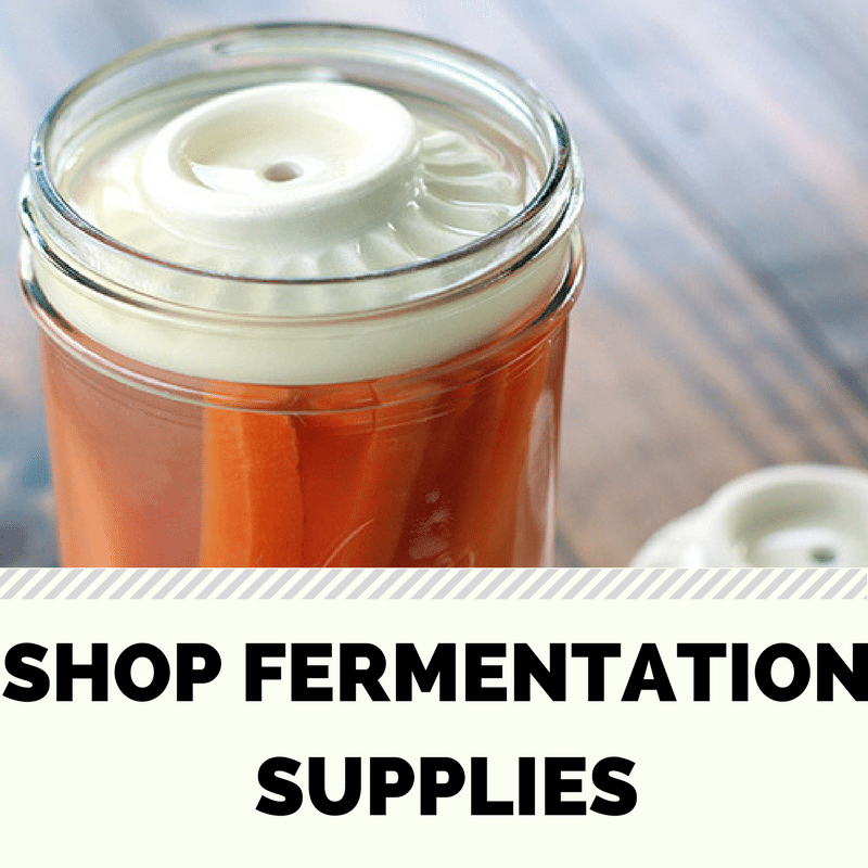 Shop supplies to make sauerkraut and pickles.