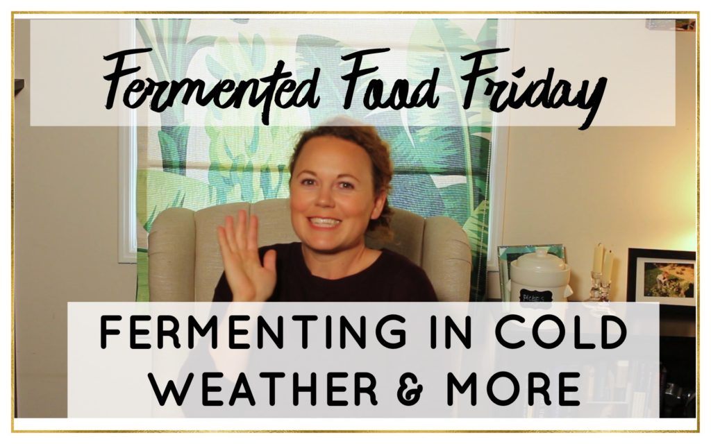Fermented Food Friday includes tips, seasonal recipes, fermentation finds, and deals on stuff for fermentation. Tips for fermenting in cold weather and fermented food of the week.
