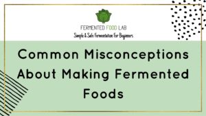 Are these common misconceptions about fermented foods stopping you from making your first batch of probiotic rich sauerkraut or pickles?